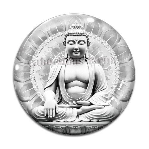 Cabochon bouddha, résine ou en verre différente taille