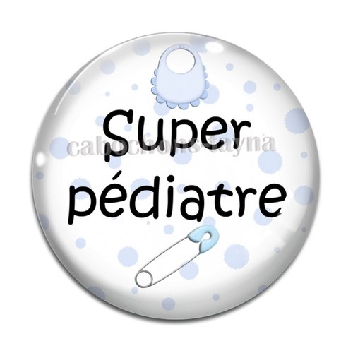 Cabochon super pédiatre, résine ou verre différente taille
