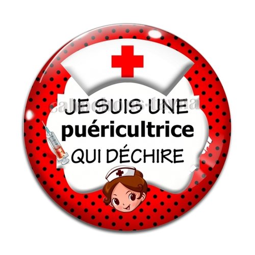 Cabochon puéricultrice qui déchire, résine ou verre différente taille