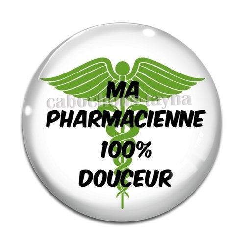 Cabochon  pharmacienne, résine ou verre différente taille