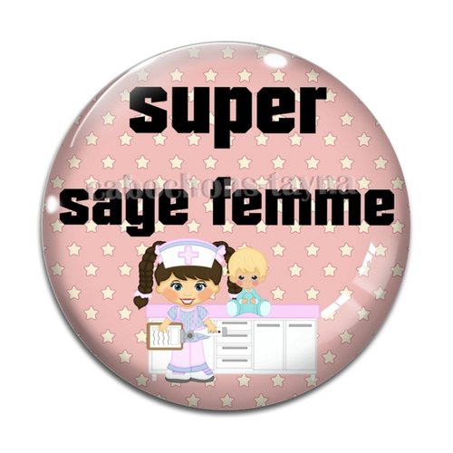 Cabochon super sage femme, résine ou verre différente taille
