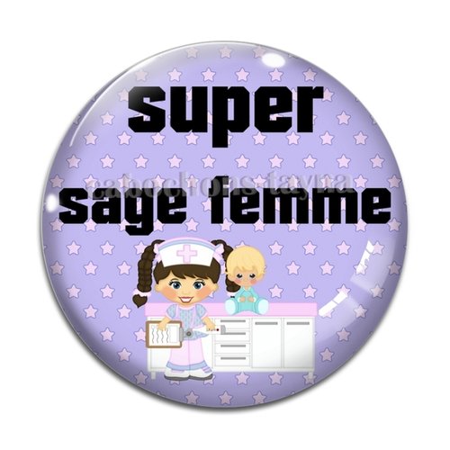 Cabochon super sage femme, résine ou verre différente taille