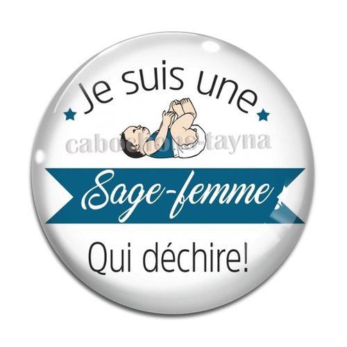 Cabochon sage femme qui déchire, résine ou verre différente taille