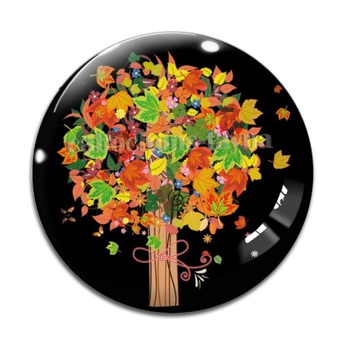 Cabochon arbre de vie, cabochon résine - ou verre rond différente taille