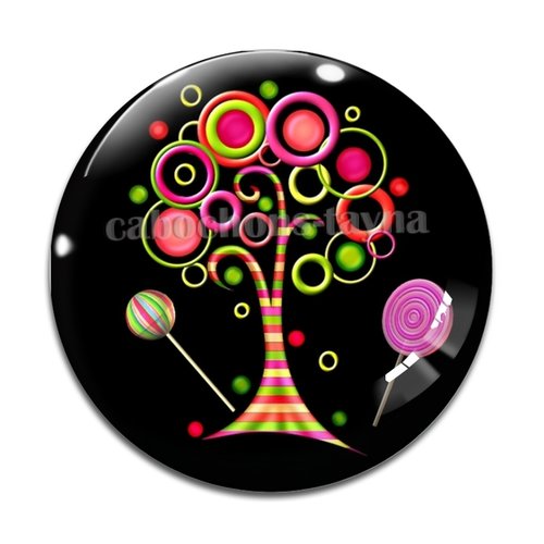 Cabochon arbre de vie, cabochon résine - ou verre rond différente taille