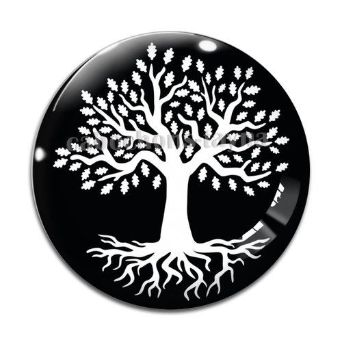 Cabochon arbre de vie, cabochon résine - ou verre rond différente taille