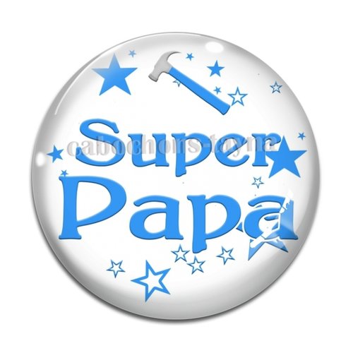 Cabochon super papa, cabochon résine ou verre rond différente taille