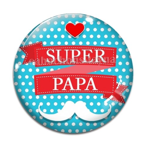 Cabochon super papa, cabochon résine ou verre rond différente taille