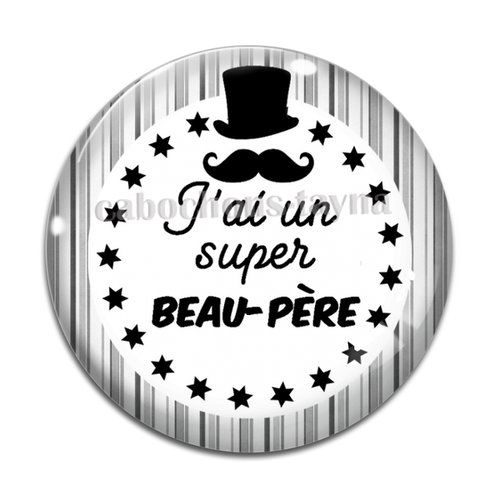 Cabochon super beau père, cabochon résine ou verre rond différente taille
