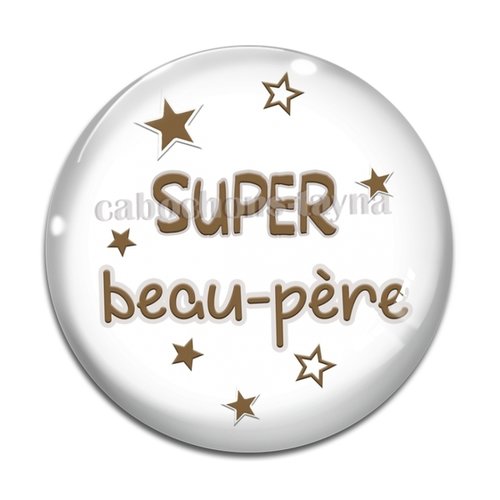 Cabochon super beau père, cabochon résine ou verre rond différente taille