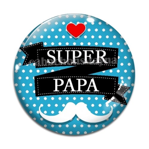 Cabochon super papa, cabochon résine ou verre rond différente taille