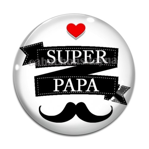 Cabochon super papa, cabochon résine ou verre rond différente taille