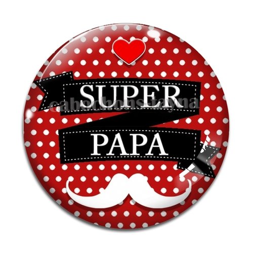 Cabochon super papa, cabochon résine ou verre rond différente taille