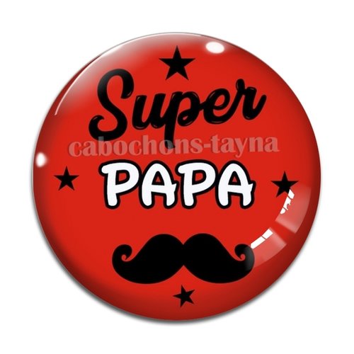 Cabochon super papa, cabochon résine ou verre rond différente taille