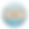 Cabochon pour la plus gentille des puéricultrice, cabochon résine ou verre rond différente taille