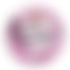 Cabochon une chouette aide soignante, cabochon résine ou verre rond différente taille