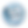 Cabochon une chouette aide soignante, cabochon résine ou verre rond différente taille