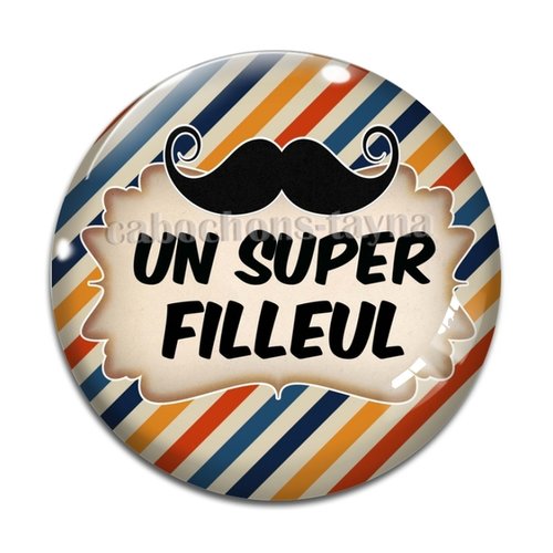 Cabochon super filleul, résine ou verre différente taille