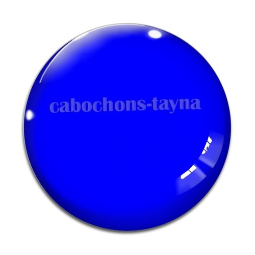 Cabochon bleu marine, cabochon résine - ou verre rond différente taille
