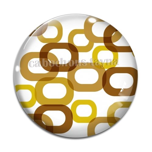 Cabochon forme géométrique, cabochon résine ou verre rond différente taille