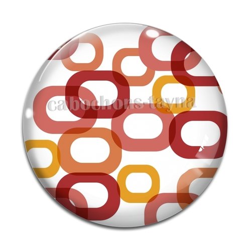 Cabochon forme géométrique, cabochon résine ou verre rond différente taille