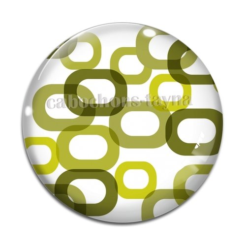 Cabochon forme géométrique, cabochon résine ou verre rond différente taille