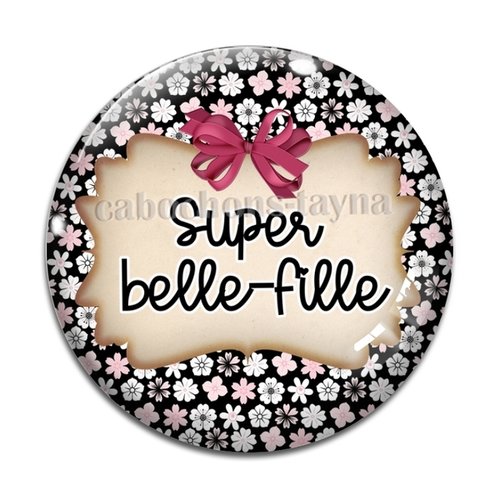 Cabochon super belle fille, cabochon résine, verre rond différente taille