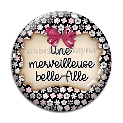 Cabochon une merveilleuse belle fille, cabochon résine, verre rond différente taille