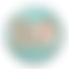 Cabochon je t'aime parrain, cabochon résine, verre rond différente taille