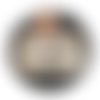 Cabochon une secrétaire qui déchire, cabochon résine, verre rond différente taille