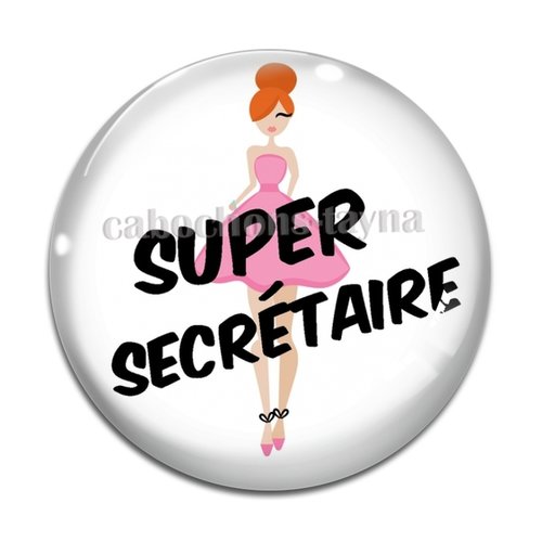 Cabochon super secrétaire, cabochon résine, verre rond différente taille