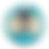 Cabochon secrétaire super géniale, cabochon résine, verre rond différente taille