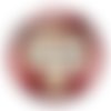 Cabochon une directrice super chouette, cabochon résine, verre rond différente taille