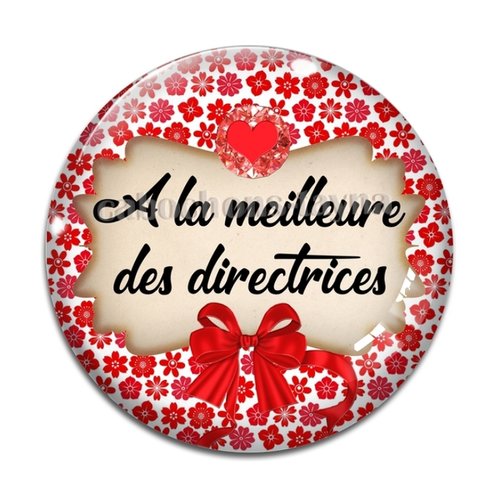 Cabochon meilleur directrice, cabochon résine, verre rond différente taille