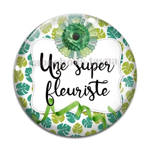 Cabochon super fleuriste, cabochon résine, verre rond différente taille