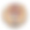 Cabochon chef cuisinier au top, cabochon résine, verre rond différente taille