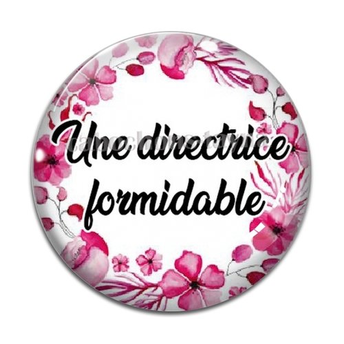 Cabochon directrice formidable, cabochon résine, verre rond différente taille