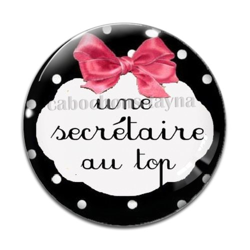 Cabochon secrétaire, cabochon résine, verre rond différente taille