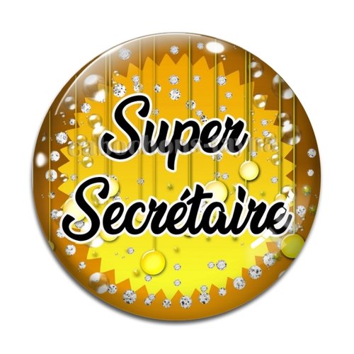 Cabochon super secrétaire, cabochon résine, verre rond différente taille