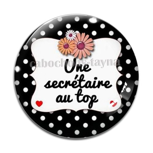 Cabochon secrétaire , cabochon résine, verre rond différente taille