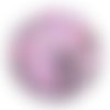 Cabochon fleur de cerisier, cabochon résine, verre rond différente taille