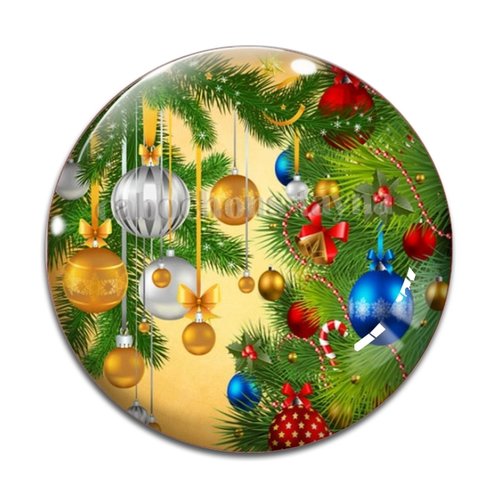 Cabochon boules de noël, cabochon résine, verre rond différente taille