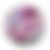 Cabochon fleur exotique, en résine ou en verre différente taille