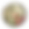 Cabochon fleur, en résine ou en verre différente taille