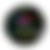 Cabochon une psychologue qui déchire, résine ou verre différente taille