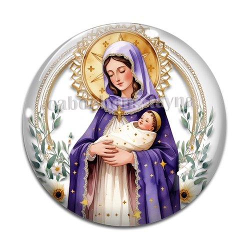Cabochon vierge, en résine ou en verre différente taille