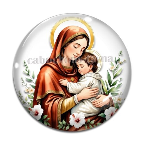 Cabochon vierge, en résine ou en verre différente taille