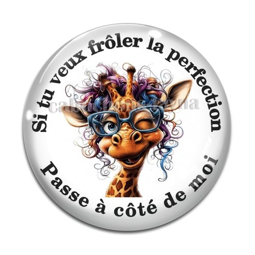 Cabochon si tu veux frôler la perfection passe à côté de moi, en résine ou en verre différente taille