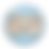 Cabochon papi adoré, cabochon résine ou verre rond différente taille