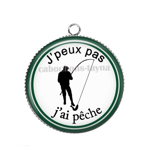 Pendentif j'peux pas j'ai pêche